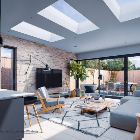 Gallery Glass Rooflight residential interior - after (1)